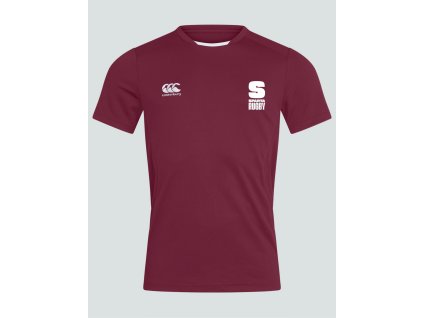 Canterbury RCS Vapodri Club Dry Tee Junior Maroon