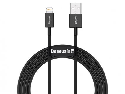 Baseus Superior Series Fast Charging Data Cable USB to iP 2.4A 2m Black
