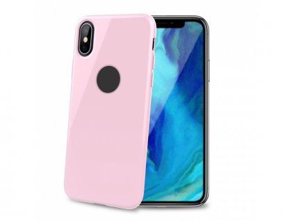 Celly TPU Case for iPhone XS Max Pink