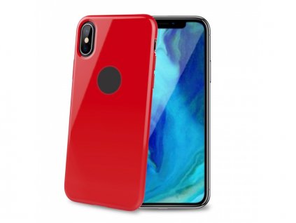 Celly TPU Case for iPhone XS Max Red