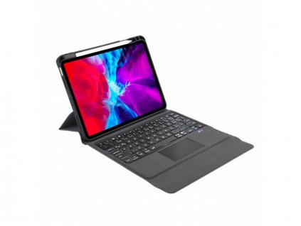 COTECi PU Case with Czech Keyboard for Apple iPad Pro 12.9 2020 / 2021 / 2022 Black