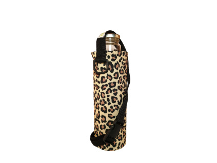 ruKÁVek na lahev s popruhem leopardí