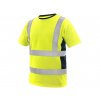 výstražné reflexní žluté pracovní tričko EXETER
