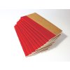 Sešit s plátěným hřbetem - červený