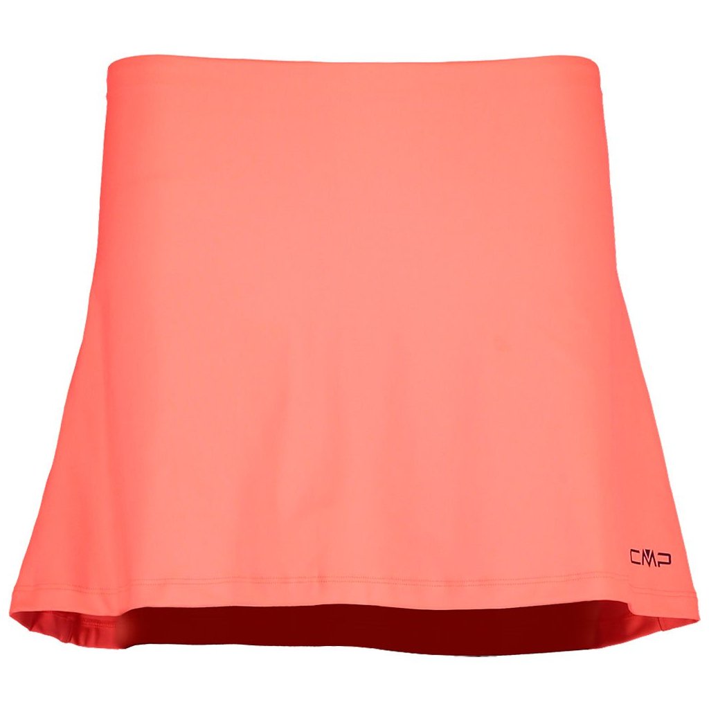 Fluo oranžová sukně  2v1 s šorktami, CMP