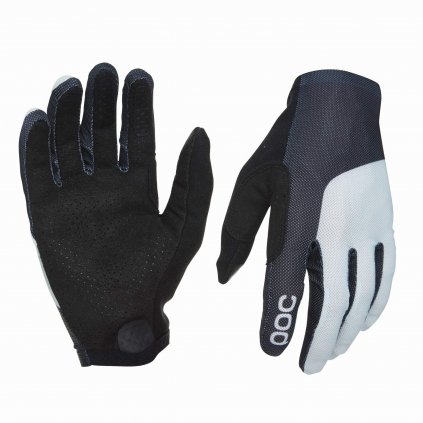 Esential print glove uranium black cyklo rukavice, Poc