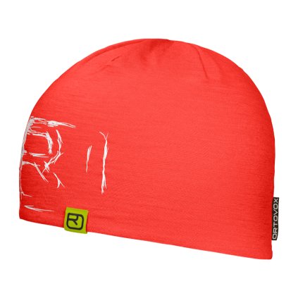 120 Tec Logo Beanie | Coral, Ortovox