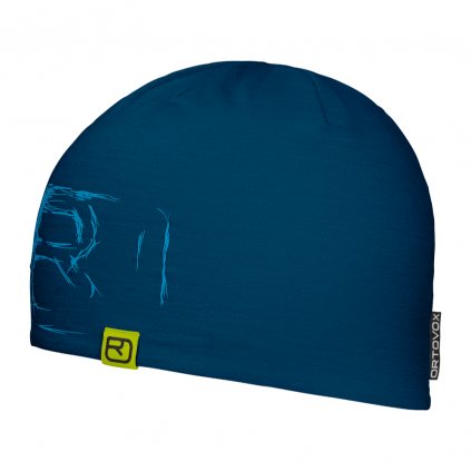 120 Tec Logo Beanie | Petrol Blue, Ortovox