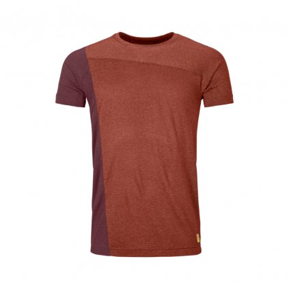 170 Cool Vertical T-shirt Men's | Clay Orange Blend, Ortovox