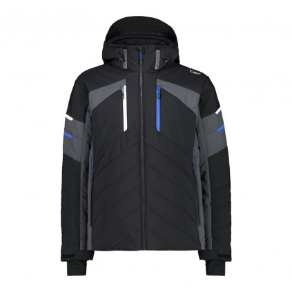 Pánská lyžařská bunda, 31W0377, černá/šedá, CMP