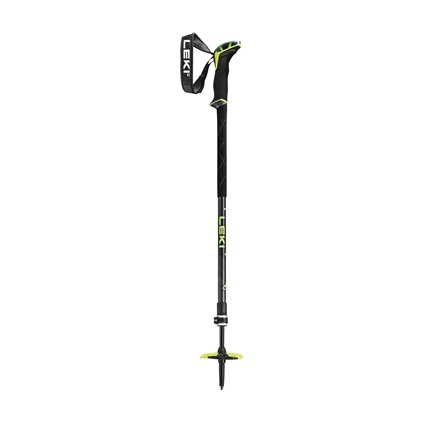 Guide 2, black-neonyellow-dark anthracite, skialpové hole, Leki