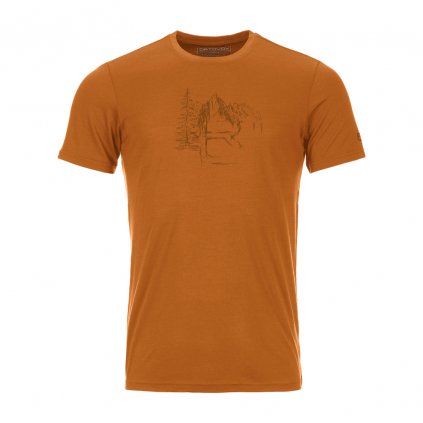 Tričko Ortovox 150 Cool Logo Sketch T-Shirt | Sly Fox