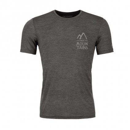 120 Cool Tec Mtn Duo T-shirt Men's | Black Raven Blend, Ortovox