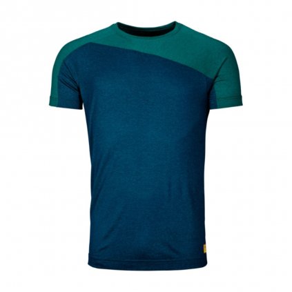 170 Cool Horizontal T-shirt Men's | Petrol Blue Blend, Ortovox