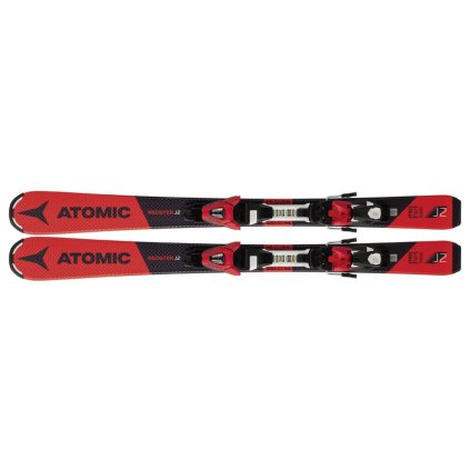 Redster J2 +C5ET ETM Red dětské sjezdové lyže, Atomic
