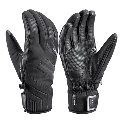 Falcon 3D black sjezdové rukavice, Leki