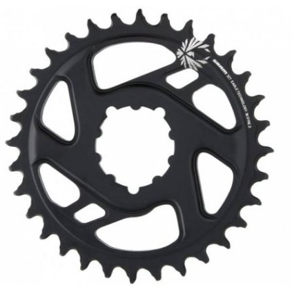 SRAM převodník X-Sync2 AL black direct mount 32z 6mm offset cold forged