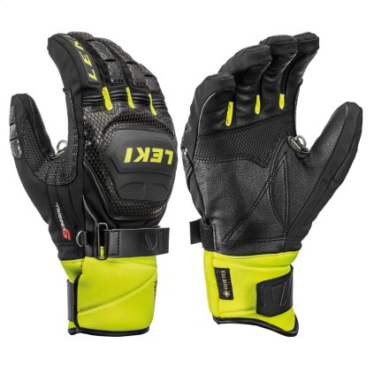 WC Race CoachFlex S GTX Black IceLemon Rukavice, Leki