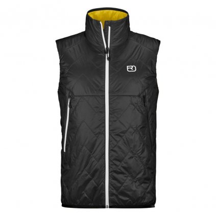 Swisswool Piz Vial Vest Men's | Black Raven, Ortovox