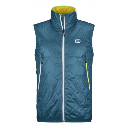 Swisswool Piz Vial Vest Men's | Petrol Blue, Ortovox