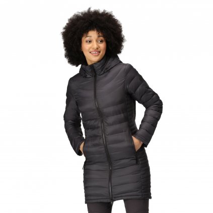 Dámský zateplený kabát,Andel III, Seal Grey(Black), Regatta