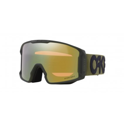 Sjezdové brýle, LINE MINER L, MATTE B1B NEW DARK BRUSH, Prizm Sage Gold Iridium, 23/24, Oakley