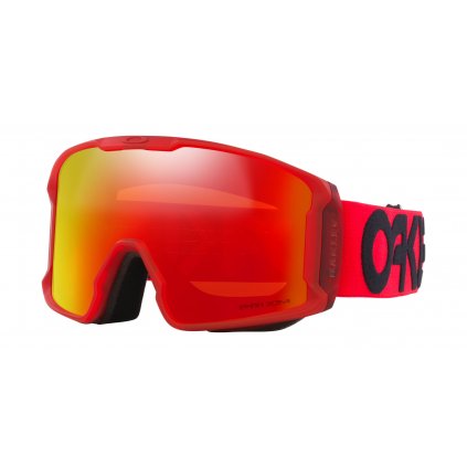 Sjezdové brýle, LINE MINER L, MATTE B1B REDLINE, Prizm Torch Iridium, 23/24, Oakley