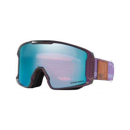 Sjezdové brýle, LINE MINER M, FRAKTEL LILAC, Prizm Sapphire Iridium, 23/24, Oakley