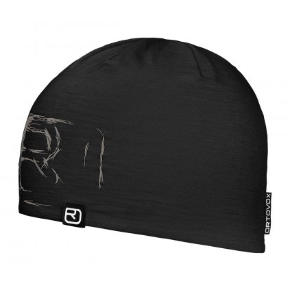 120 Tec Logo Beanie | Black Raven, Ortovox