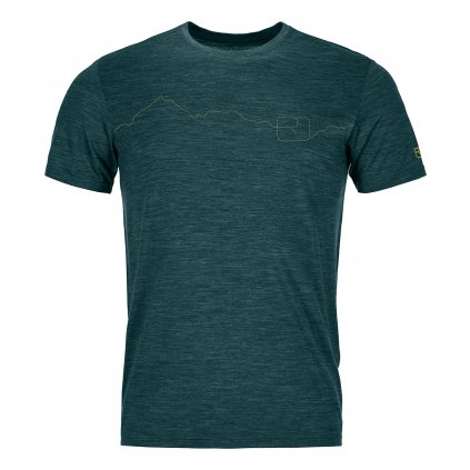 150 Cool Mountain T-shirt Men's | Dark Pacific Blend, Ortovox