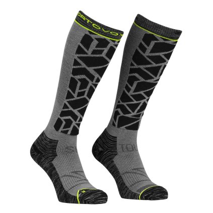 Ski Tour Compression Long Socks Men's | Black Raven, Ortovox
