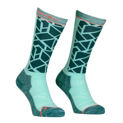 Ski Tour Compression Long Socks Women's | Dark Pacific, Ortovox