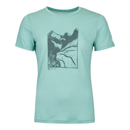 120 Cool Tec Mtn Cut T-shirt Women's | Aquatic Ice, Ortovox