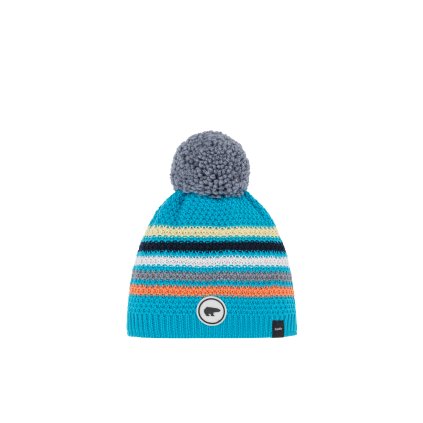 ES-Stan Pompon M‹ kids-mugo azur-coral blaze-graum-wh