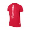 Race Stuf Spine Tee Jr Glukose Red Triko, Poc