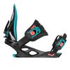 GRAVITY G1 junior, black/pink/teal, dětské snb vázání