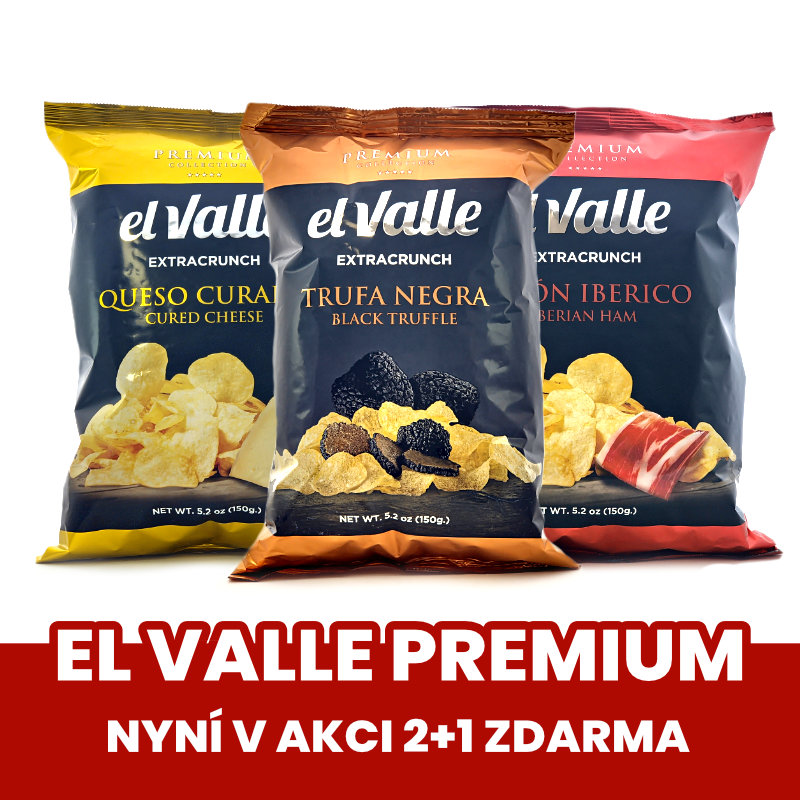 el valle španělské chipsy 2+1