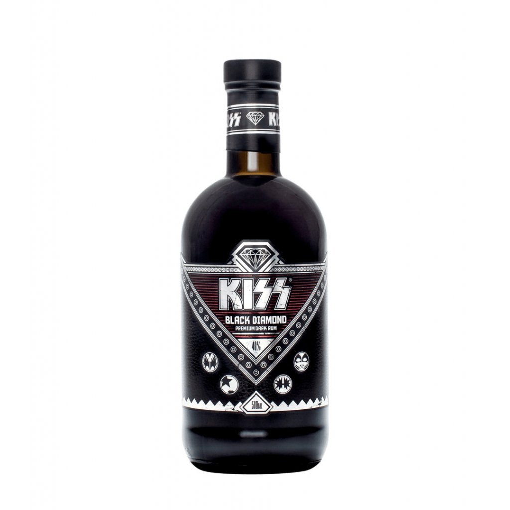 Kiss Black Diamond Dark Rum 40% 0,5l