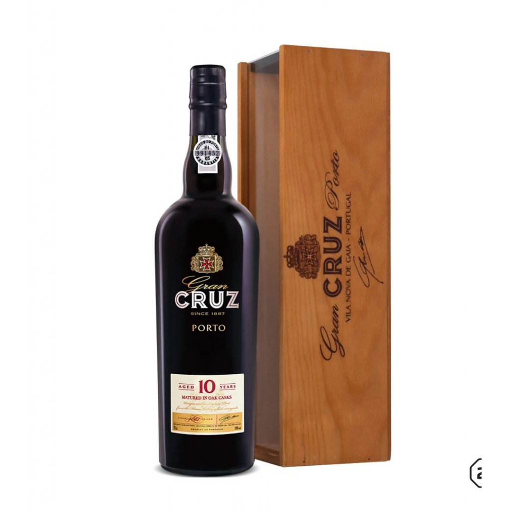 Porto Cruz 10YO Oak Cask 19% 0,75l (dřevěná kazeta)