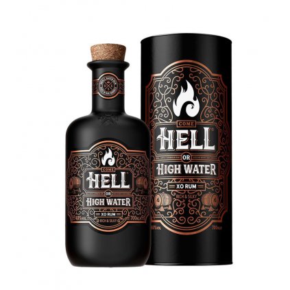 Hell Or High Water Xo Rum 40% 0,7l (dárková tuba)