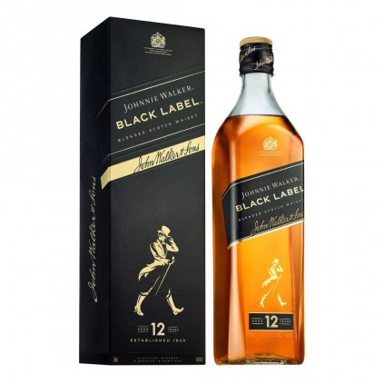 Johnnie Walker Black Label 40% 0,7l (dárková krabice)