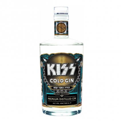 Kiss Cold Gin NY Style 40% 0,5l