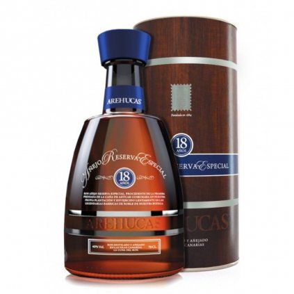 Arehucas 18 YO 40% 0,7l (dárková tuba)