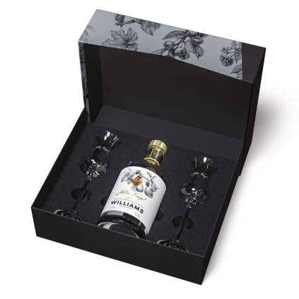 Anton Kaapl Luxusní dárkové balení Williams 0,5l + 2 skleničky