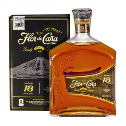 Flor de Caňa Centenario 18 40% 1l (dárková krabice)