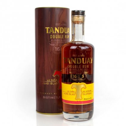 Tanduay Double Rum 16+5 40% 0,7l (dárková tuba)