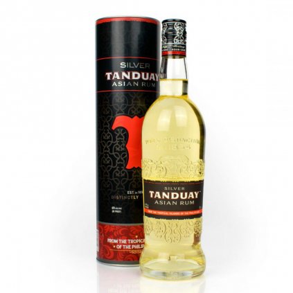 Tanduay Silver Rum 40% 0,7l (dárková tuba)