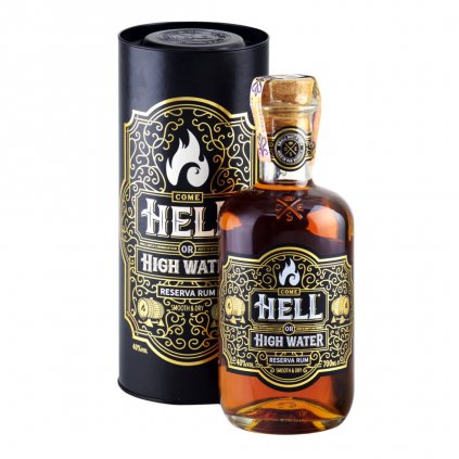 Hell or High Water Reserva Rum 40% 0,7l (dárková tuba)
