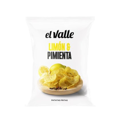 El Valle Chipsy s příchutí Citron a pepř 130g