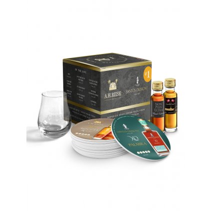 A.H. Riise Tasting Kit no.1 9x0,02l (dárkové balení 1 sklenice)